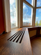 Maatwerk Vensterbank met Radiatorombouw in Rotterdam – Massief Eiken in Jaren ’30 Appartement