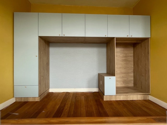 Maatwerk Studeerkamer in Rotterdam – Kastenwand, Bureau en Logeerfunctie